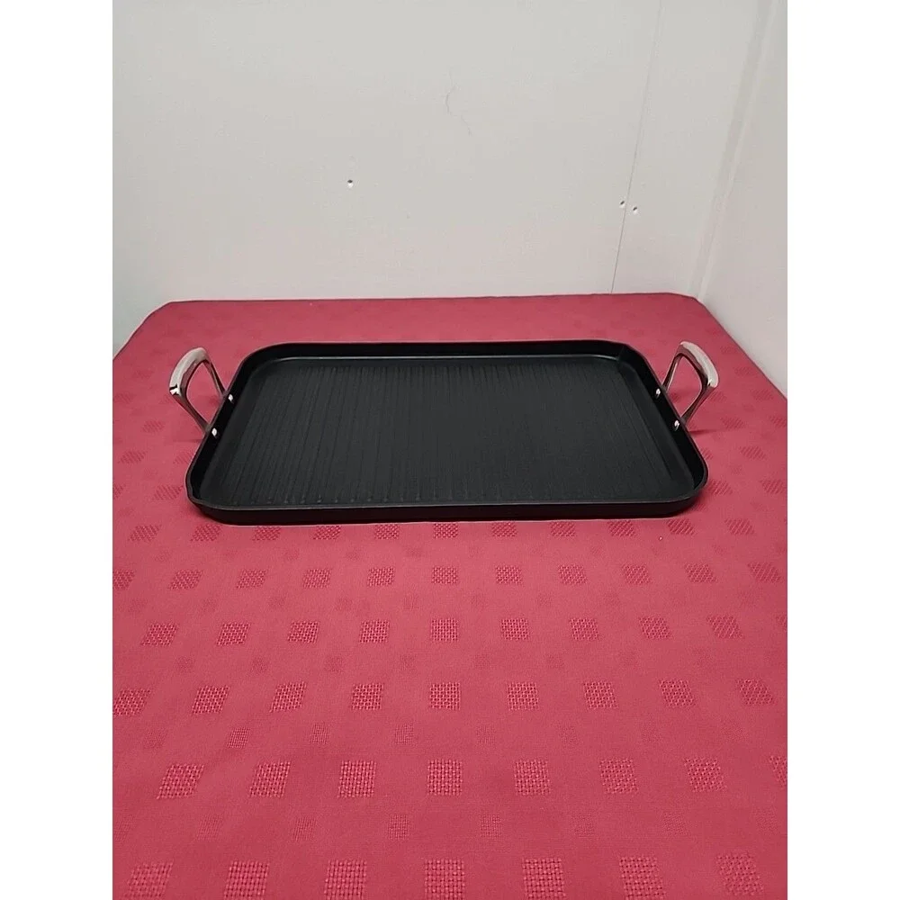 All-Clad B1 Hard Anodized Griddle Pan PFOA Free Nonstick  Double Burner New